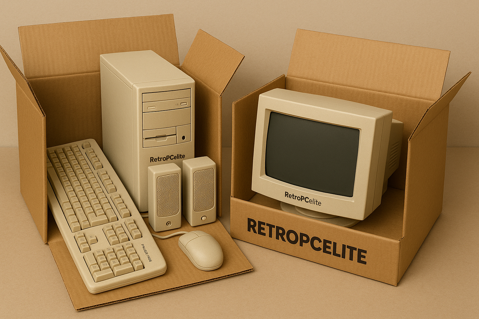 Caja estándar marrón