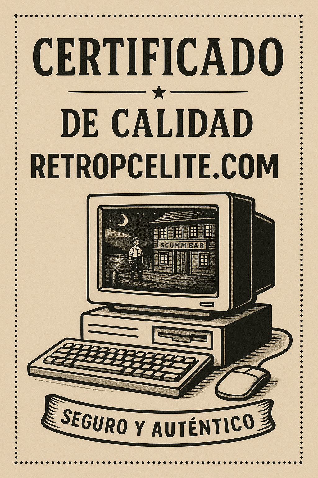 Certificado de garantía RetroPC Elite